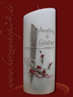 Diamantene Hochzeitskerze E-1115b